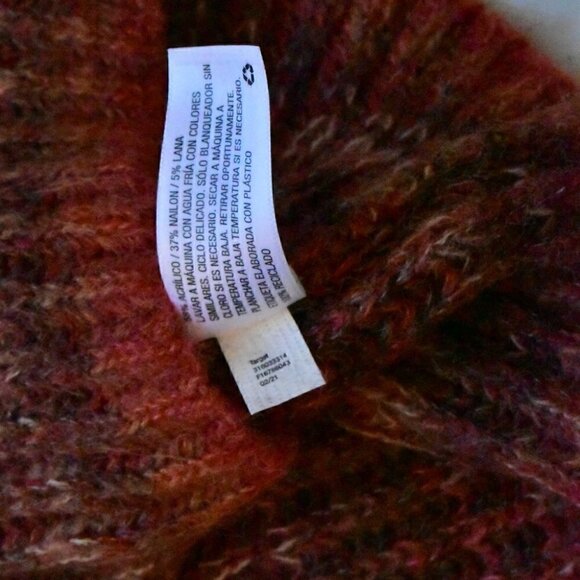 Knox Rose Long Sleeve Multicolored Soft Pullover Sweater Size S - Picture 13 of 14